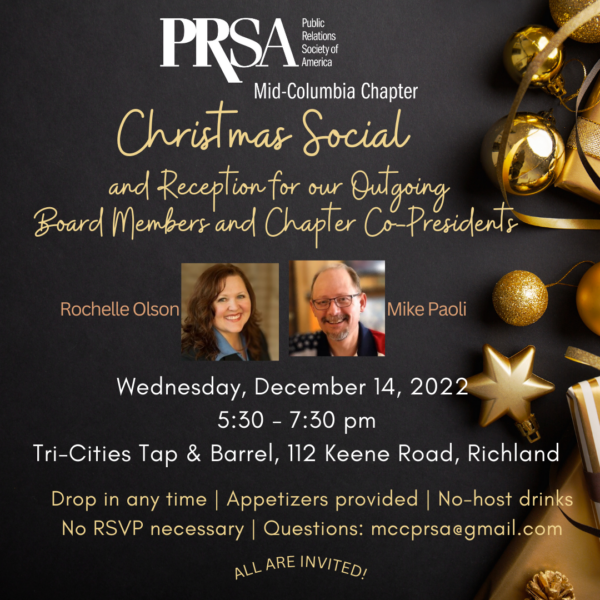 PRSA Mid-Columbia Social December 2022